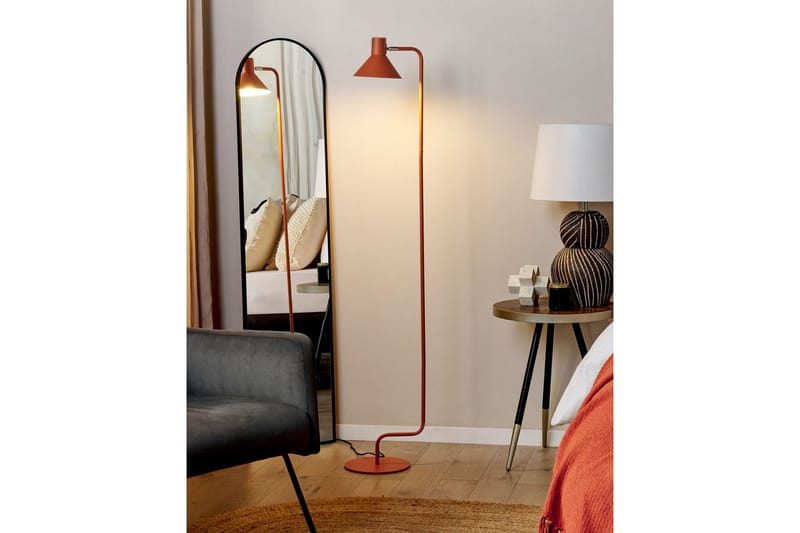 Paksli Gulvlampe 154 cm - Oransje - Belysning - Innendørsbelysning & Lamper - Soveromslampe