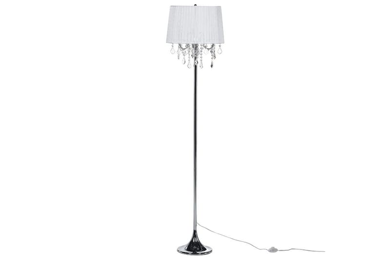 Pianose Gulvlampe 165 cm - Sølv/Hvit - Belysning - Innendørsbelysning & Lamper - Soveromslampe