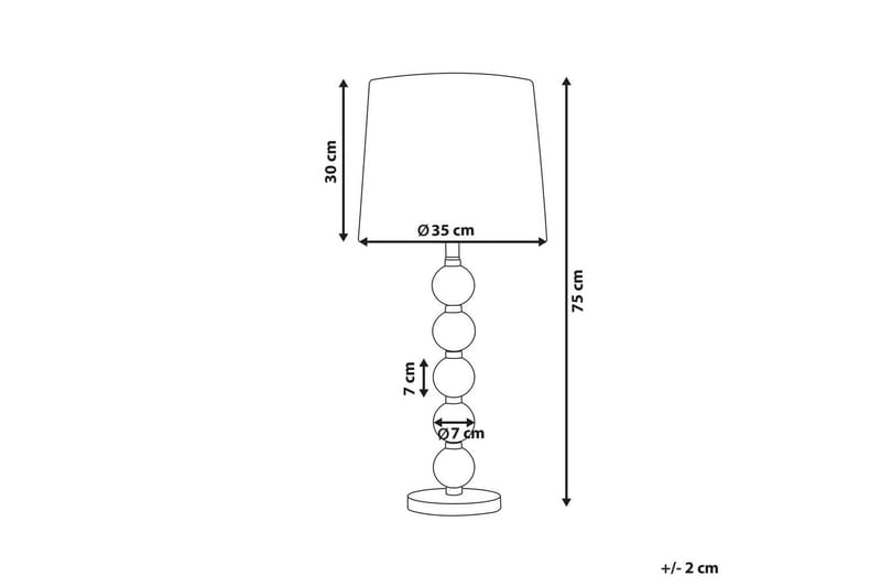 Serifosta Bordlampe 75 cm E27 - Svart - Belysning - Innendørsbelysning & Lamper - Vinduslampe - Vinduslampe på fot