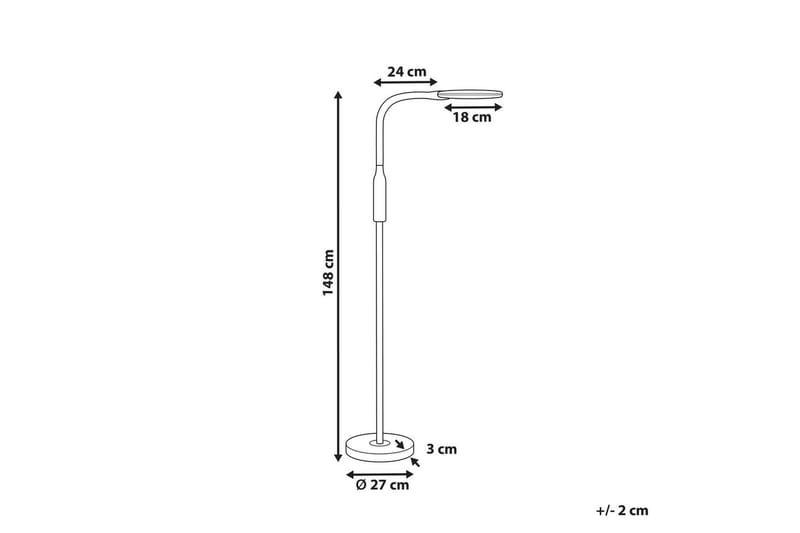 Sifte Gulvlampe 148 cm - Svart - Belysning - Innendørsbelysning & Lamper - Soveromslampe