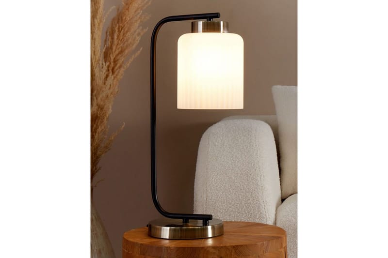 Skyrla Bordlampe 47 cm E27 - Svart/Hvit - Belysning - Innendørsbelysning & Lamper - Vinduslampe - Vinduslampe på fot