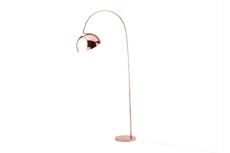 Candella Gulvlampe 160 cm - Kobber - Soveromslampe - Stuelampe - Gulvlampe - Buelampe