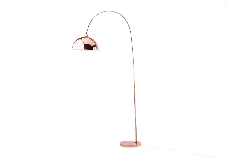 Candella Gulvlampe 160 cm - Kobber - Soveromslampe - Stuelampe - Gulvlampe - Buelampe