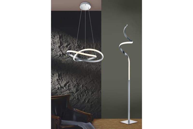 Bournbrook Gulvlampe LED - Hvit - Belysning - Innendørsbelysning & Lamper - Stuelampe