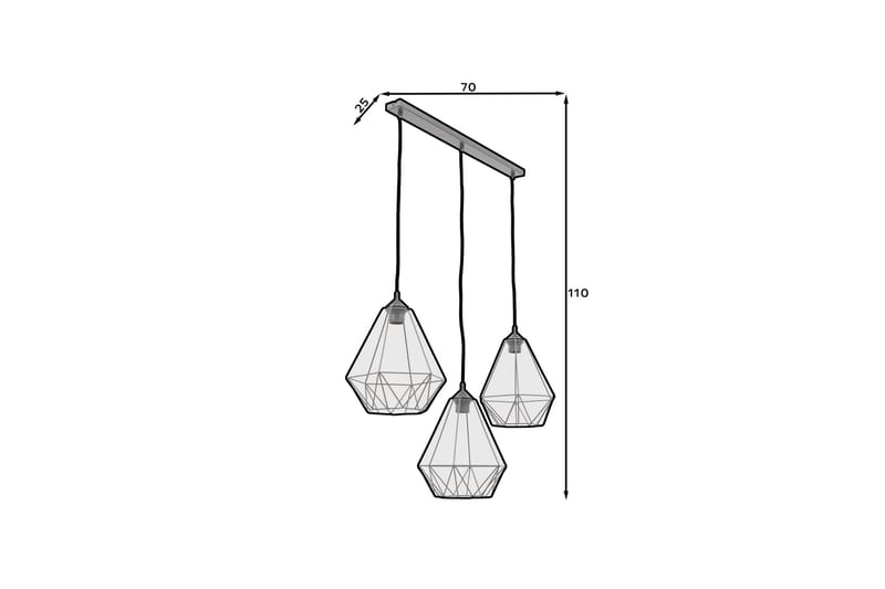 Bendinni Pendellampe Rund - Svart - Belysning - Innendørsbelysning & Lamper - Taklampe - Pendellamper & Hengelamper