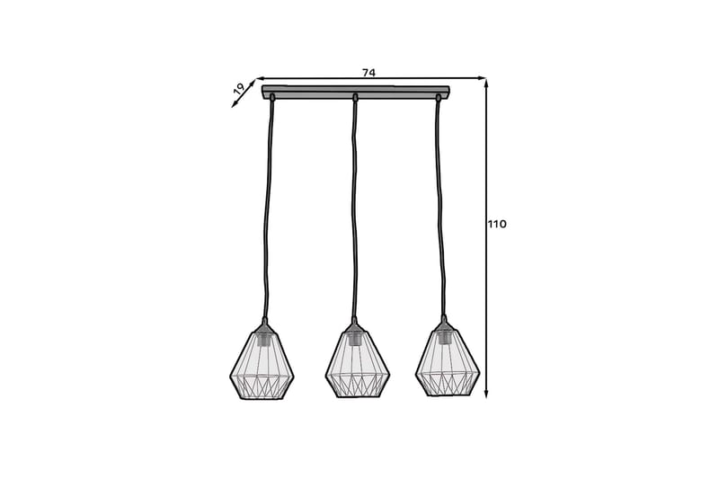 Benigne Pendellampe - Svart - Belysning - Innendørsbelysning & Lamper - Taklampe - Pendellamper & Hengelamper