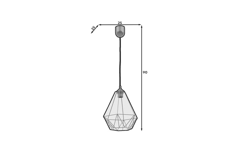 Benigne Pendellampe Rund - Svart - Belysning - Innendørsbelysning & Lamper - Taklampe - Pendellamper & Hengelamper