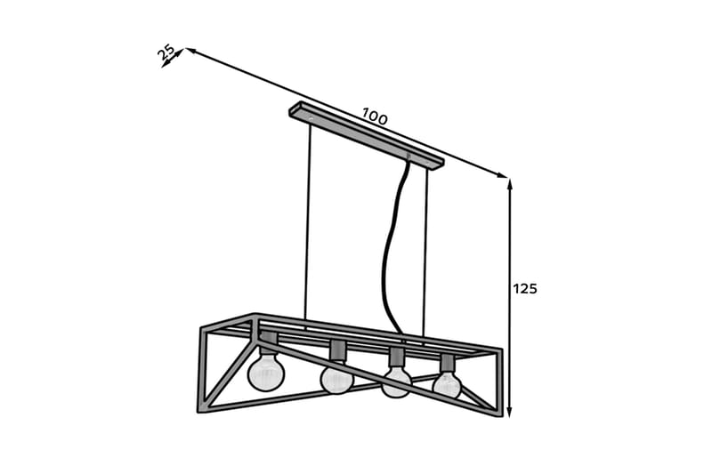 Eluvies Pendellampe Rund - Svart - Belysning - Innendørsbelysning & Lamper - Taklampe - Pendellamper & Hengelamper