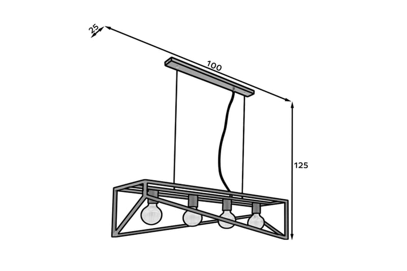 Eluvies Pendellampe Rund - Svart - Belysning - Innendørsbelysning & Lamper - Taklampe - Pendellamper & Hengelamper