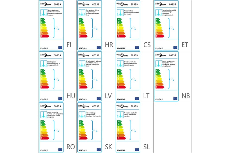 Lyskrone med 1600 krystaller - Hvit - Belysning - Innendørsbelysning & Lamper - Taklampe - Krystallkrone & takkrone