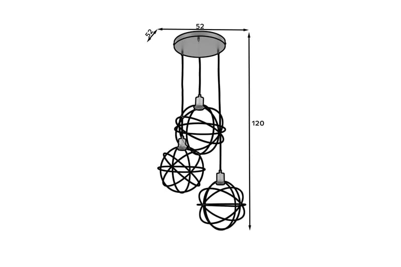 Olinto Pendellampe Rund - Svart - Belysning - Innendørsbelysning & Lamper - Taklampe - Pendellamper & Hengelamper