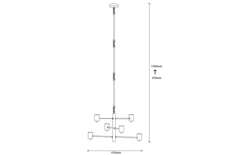 Opviq Hexa Taklampe - Belysning - Innendørsbelysning & Lamper - Taklampe