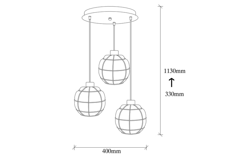 Opviq Taklampe - Svart - Belysning - Innendørsbelysning & Lamper - Taklampe