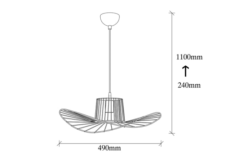 Opviq Tel Taklampe - Belysning - Innendørsbelysning & Lamper - Taklampe