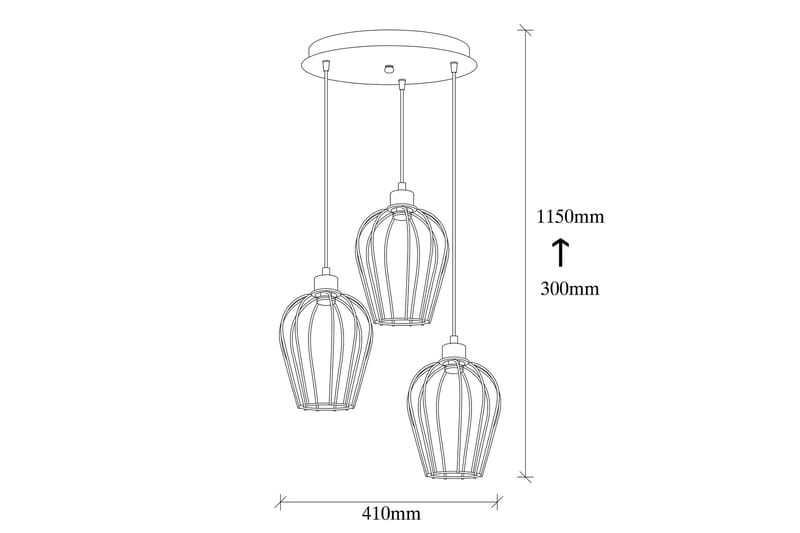 Opviq Tel Taklampe - Belysning - Innendørsbelysning & Lamper - Taklampe