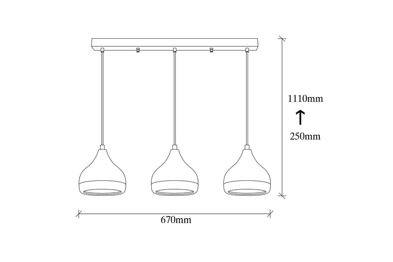 Opviq Yildo Taklampe - Belysning - Innendørsbelysning & Lamper - Taklampe