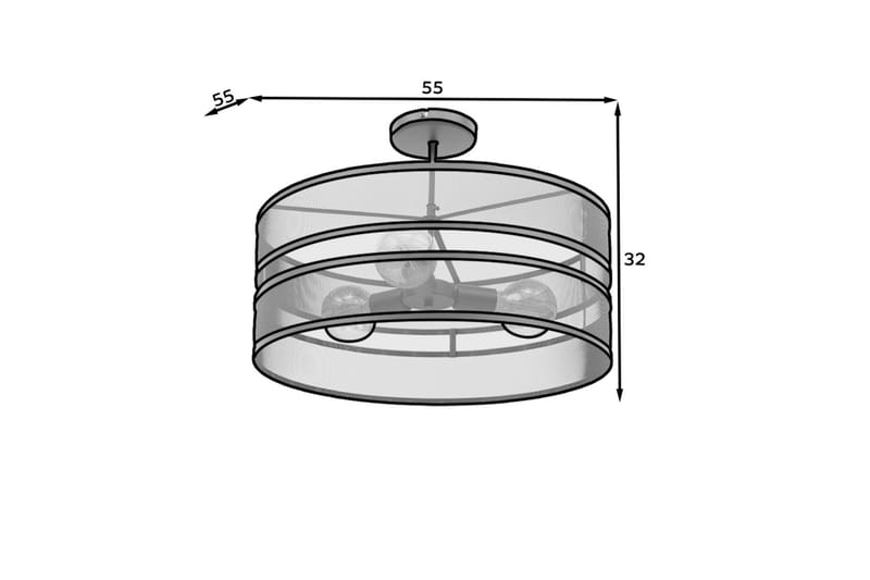 Orabela Plafond Rund - Svart - Belysning - Innendørsbelysning & Lamper - Taklampe - Plafondlampe