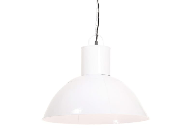 Hengelampe 25 W hvit rund 48 cm E27 - Hvit - Belysning - Innendørsbelysning & Lamper - Taklampe - Pendellamper & Hengelamper