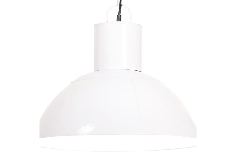 Hengelampe 25 W hvit rund 48 cm E27 - Hvit - Belysning - Innendørsbelysning & Lamper - Taklampe - Pendellamper & Hengelamper