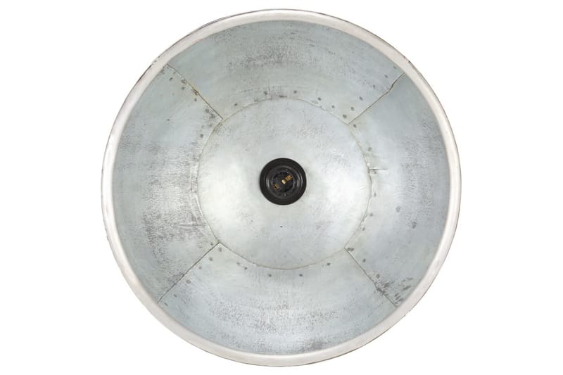 Industriell hengelampe 25 W sølv rund 30 cm E27 - Silver - Belysning - Innendørsbelysning & Lamper - Taklampe - Pendellamper & Hengelamper