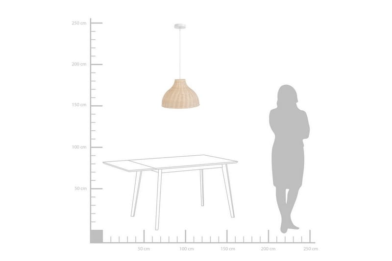 Milliania Taklampe - Rotting/Lysebrun - Belysning - Innendørsbelysning & Lamper - Taklampe - Pendellamper & Hengelamper