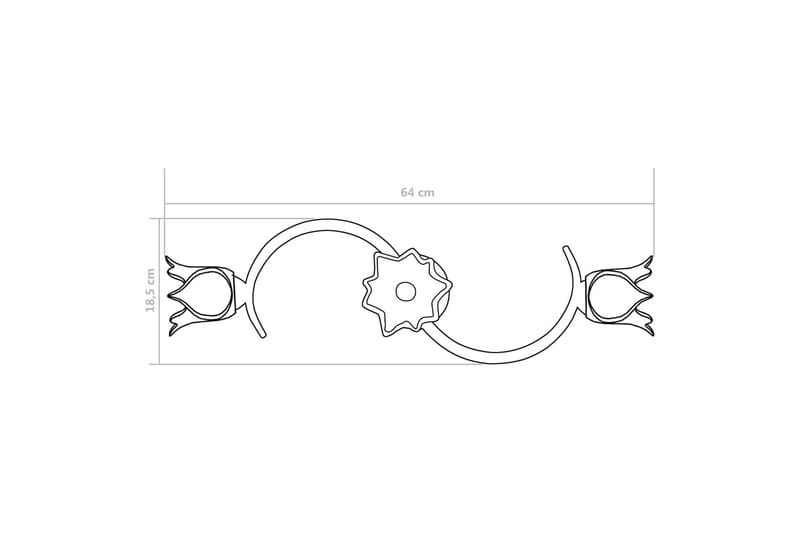 Taklampe gjennomsiktige glasskjermer for 3 E14 lyspærer - Belysning - Innendørsbelysning & Lamper - Taklampe - Plafondlampe