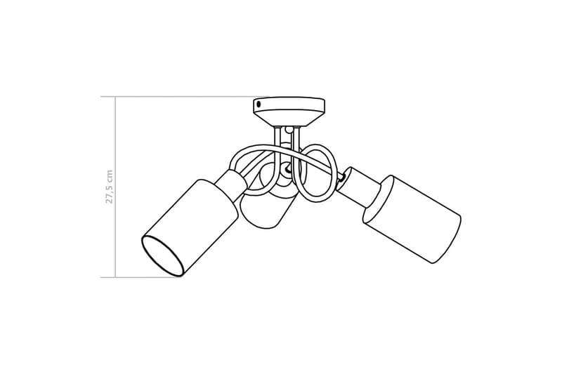 Taklampe keramikkskjermer for 3 E14 lyspærer hvit kjegle - Belysning - Innendørsbelysning & Lamper - Taklampe - Plafondlampe