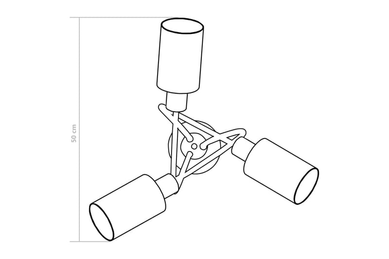 Taklampe keramikkskjermer for 3 E14 lyspærer hvit kjegle - Belysning - Innendørsbelysning & Lamper - Taklampe - Plafondlampe