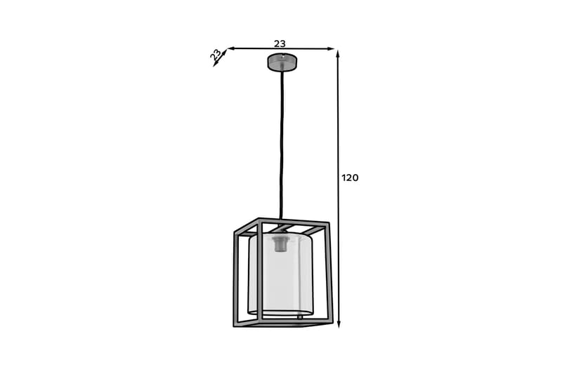 Quadratus Pendellampe - Svart - Belysning - Innendørsbelysning & Lamper - Taklampe - Pendellamper & Hengelamper