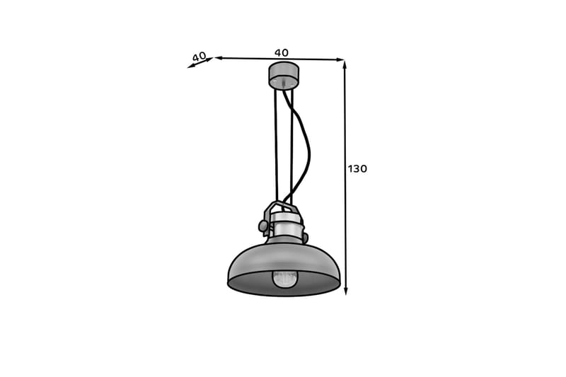 Stealle Pendellampe Rund - Svart - Belysning - Innendørsbelysning & Lamper - Taklampe - Pendellamper & Hengelamper