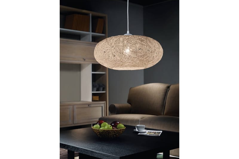 Takpendel Eglo Campilo hvit beige - Beige/Hvit - Belysning - Innendørsbelysning & Lamper - Taklampe - Pendellamper & Hengelamper