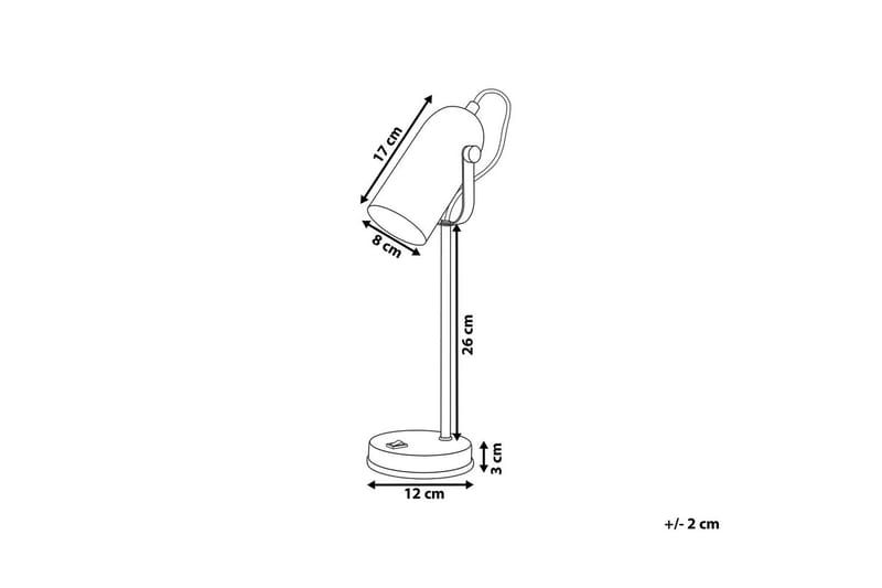 Thika Bordlampe 48 cm E27 - Svart - Belysning - Innendørsbelysning & Lamper - Vinduslampe - Vinduslampe på fot