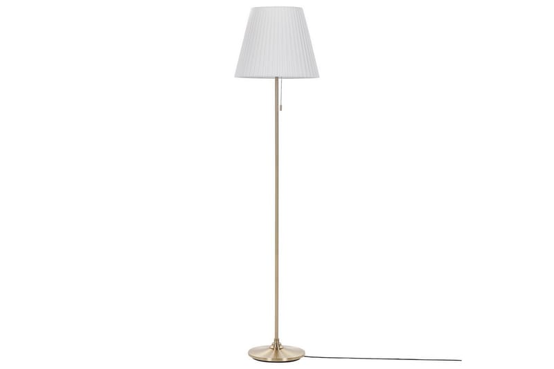 Toryl Gulvlampe 148 cm - Messing/Hvit - Belysning - Innendørsbelysning & Lamper - Soveromslampe