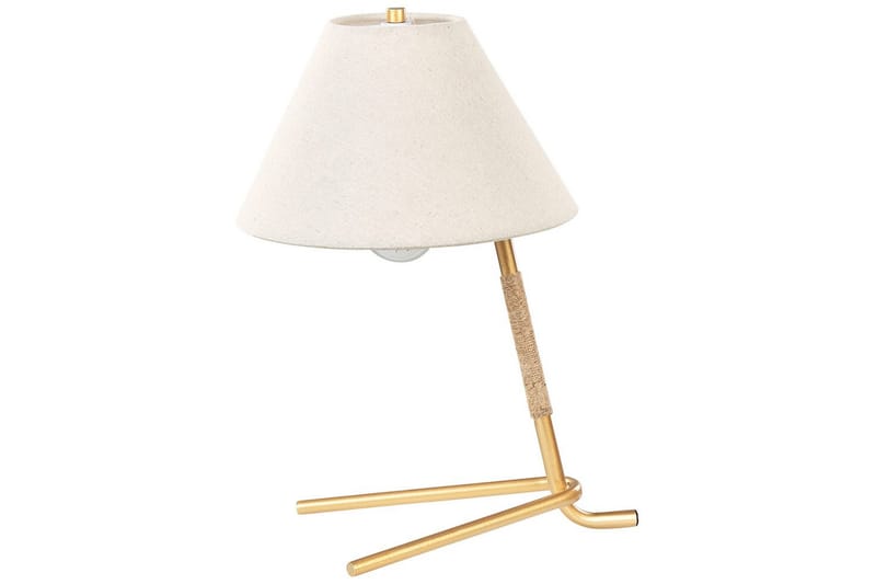 Toykab Bordlampe 40 cm E27 - Gull/Hvit - Belysning - Innendørsbelysning & Lamper - Vinduslampe - Vinduslampe på fot