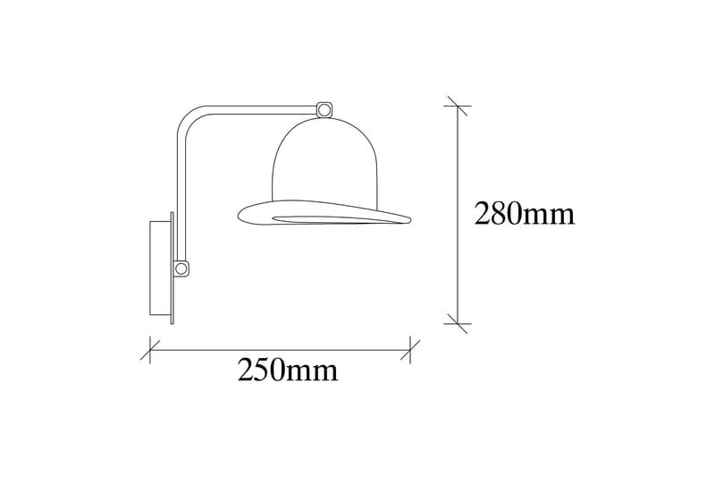 Alby Vegglampe - Svart - Belysning - Innendørsbelysning & Lamper - Vegglampe