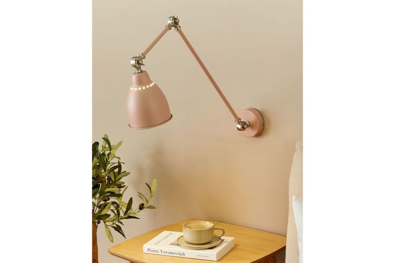 Tillatoba Vegglampe E27 E27 - Pastellrosa - Belysning - Innendørsbelysning & Lamper - Vegglampe