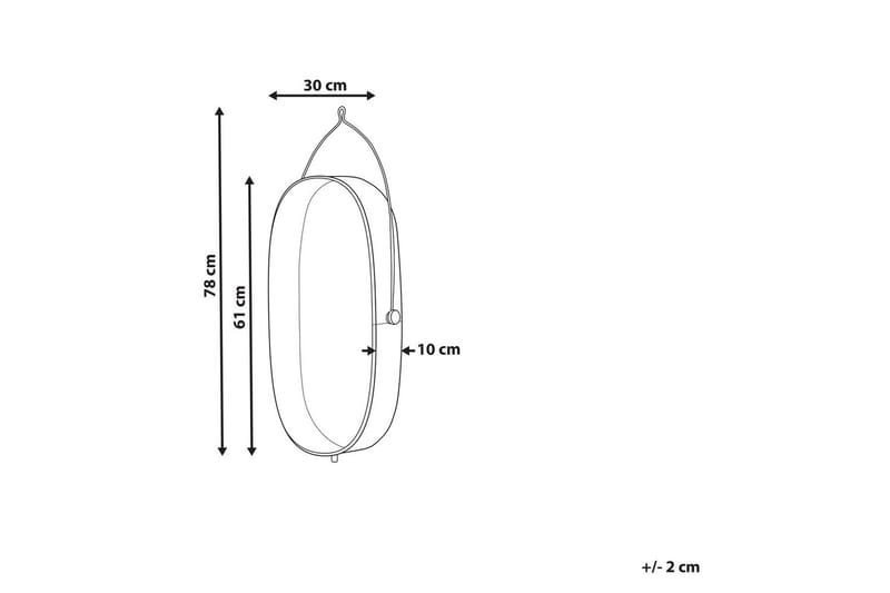 Tireno Vegglampe 73 cm E27 - Lyst tre - Belysning - Innendørsbelysning & Lamper - Vegglampe