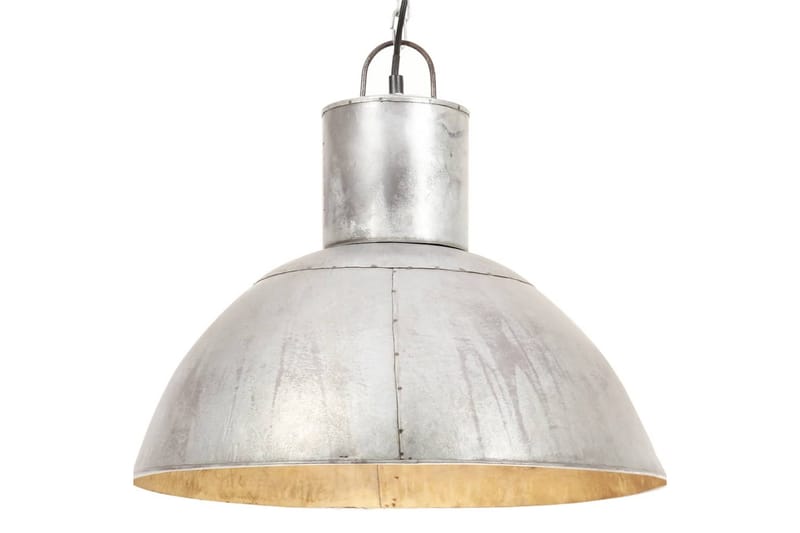 Hengelampe 25 W sølv rund 48 cm E27 - Silver - Belysning - Innendørsbelysning & Lamper - Vinduslampe - Vinduslampe hengende