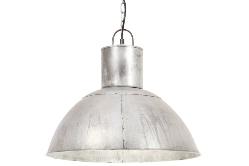 Hengelampe 25 W sølv rund 48 cm E27 - Silver - Belysning - Innendørsbelysning & Lamper - Vinduslampe - Vinduslampe hengende