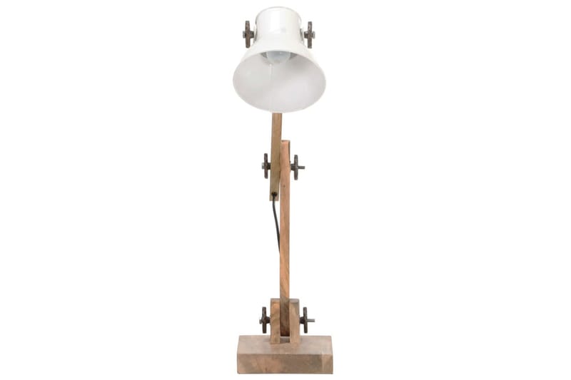 Industriell bordlampe hvit rund 58x18x90 cm E27 - Hvit - Belysning - Innendørsbelysning & Lamper - Vinduslampe - Vinduslampe hengende