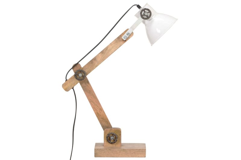 Industriell bordlampe hvit rund 58x18x90 cm E27 - Hvit - Belysning - Innendørsbelysning & Lamper - Vinduslampe - Vinduslampe hengende