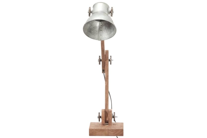 Industriell bordlampe sølv rund 58x18x90 cm E27 - Silver - Belysning - Innendørsbelysning & Lamper - Vinduslampe - Vinduslampe hengende