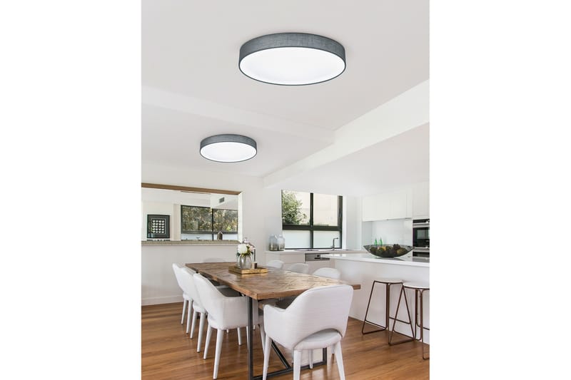 Lugano Plafond 60 cm LED Grå - TRIO - Belysning - Innendørsbelysning & Lamper - Vinduslampe - Vinduslampe hengende