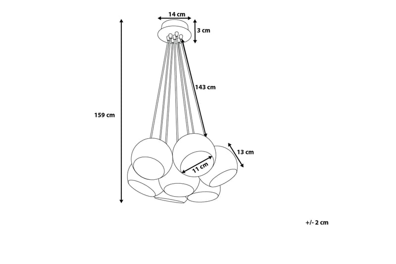 Olza Taklampe 14 cm - Sølv - Belysning - Innendørsbelysning & Lamper - Vinduslampe - Vinduslampe hengende