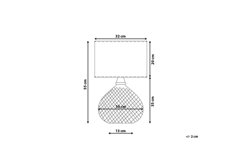 Madon Bordlampe 32 cm - Sølv - Belysning - Innendørsbelysning & Lamper - Vinduslampe - Vinduslampe på fot