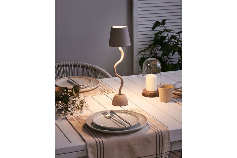 Vougali LED Bordlampe 39 cm - Beige - Belysning - Innendørsbelysning & Lamper - Vinduslampe - Vinduslampe på fot