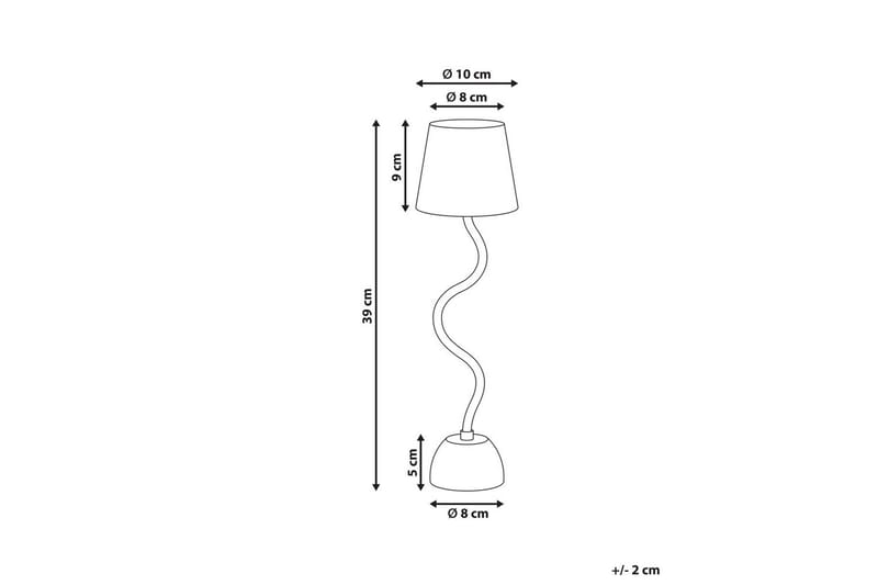 Vougali LED Bordlampe 39 cm - Beige - Belysning - Innendørsbelysning & Lamper - Vinduslampe - Vinduslampe på fot