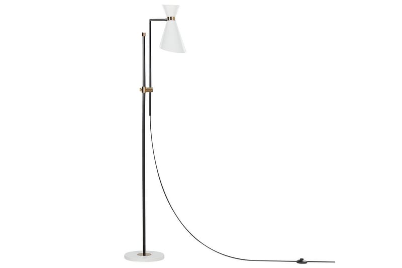 Yassil Gulvlampe 180 cm - Svart/Hvit - Belysning - Innendørsbelysning & Lamper - Soveromslampe