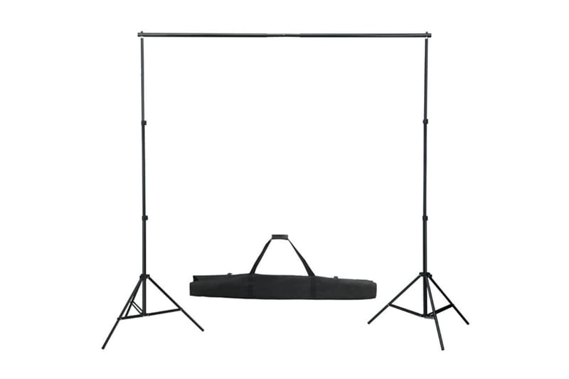 Fotostudiosett med lamper, paraplyer, bakgrunn og reflektor - Belysning - Lyspærer & lyskilder - Arbeidsbelysning - Fotobelysning & studiobelysning