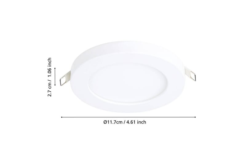 Innfelt Lampe Eglo Fueva Flex Hvit - Hvit - Belysning - Lyspærer & lyskilder - LED-belysning - LED-downlight